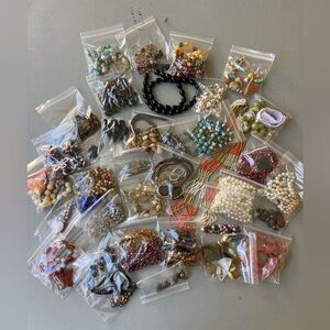 Jewelry lot. Mostly necklaces, some bracelets. Mostly Cookie Lee, some others.